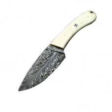 Damascus handmade Skinner knife
